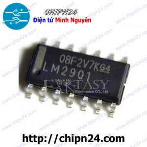 (SOP) IC Dán LM2901 SOP-14 (SMD) (LM2901DR 2901)