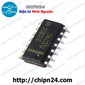 [SOP] IC Dán TL074 SOP-14 (SMD) (TL074CDR 074)