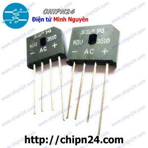Cầu Diode KBU3510 35A 1000V (35A dẹt nhỏ)