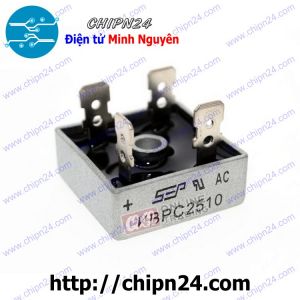 Cầu Diode KBPC2510 25A 1000V (25A vuông)