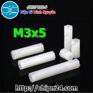 [20 cái] Cọc nhựa M3x5 (C-C)
