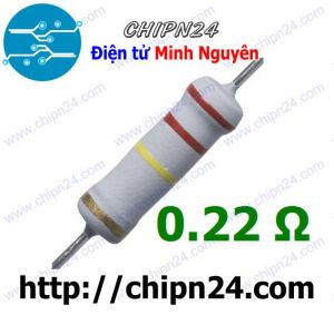 [F157] Điện Trở 0.22R 2W 5%