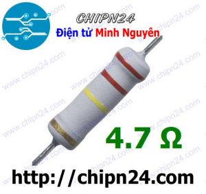 Điện Trở 4.7R 2W 5%