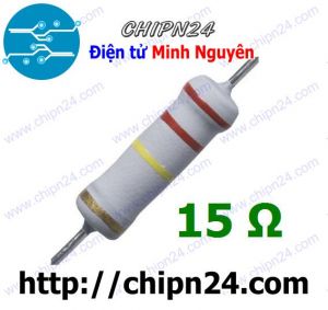 (F365) Điện Trở 15R 2W 5%