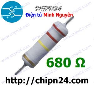 [F146] Điện Trở 680R 2W 5%