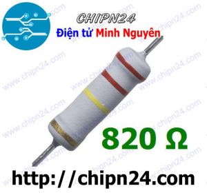 [F146] Điện Trở 820R 2W 5%