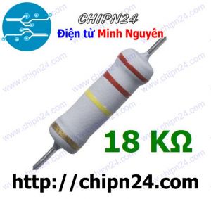 (F371) Điện Trở 18K 2W 5%