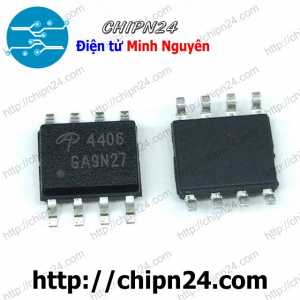 (SOP) Mosfet Dán AO4406 SOP-8 Hàng Tốt 12A 30V Kênh N (SMD) (4406)