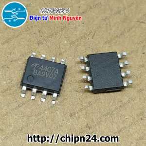 (SOP) Mosfet Dán AO4407 SOP-8 Hàng Tốt 12A 30V Kênh P (SMD) (4407)