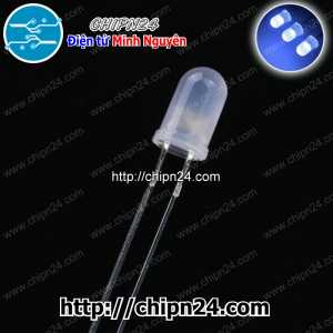 [50 con] (TK22) Led 5mm Đục màu Trắng