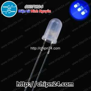 [50 con] Led 5mm Đục màu Xanh Dương