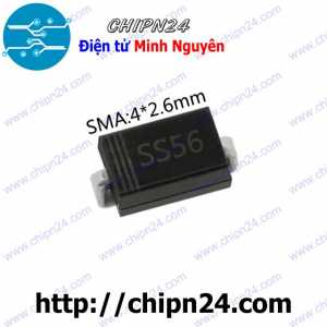 (G7) Diode Dán SS56 SMA 5A 60V (SMD) (4.3x2.6mm) (Diode xung)