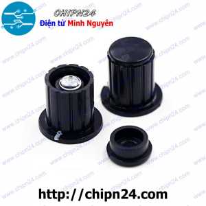 (F154) Nắp chụp Biến trở WXD3 Đen (WXD3-13-2W)