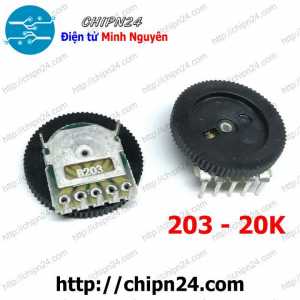 (F395) Biến Trở Đồng tiền 5 Chân 20K (16x2MM, B203 203)