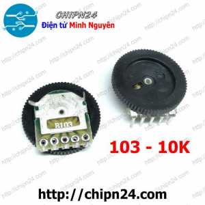 (F394) Biến Trở Đồng tiền 5 Chân 10K (16x2MM, B103 103)