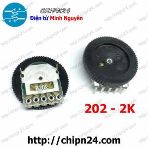 (F394) Biến Trở Đồng tiền 5 Chân 2K (16x2MM, B202 202)