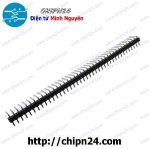 Hàng rào Đực Đơn Cong 2.54MM 1x40p (Jump, Header)