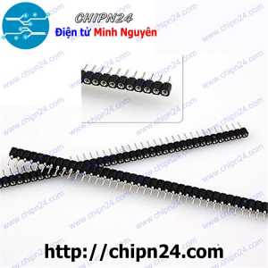 Hàng rào Cái Đơn Tròn 2.54MM 1x40p (Jump, Header)
