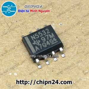 [SOP] IC Dán NE5532 SOP-8 (SMD) (Hàng Tốt) (N5532 NE 5532)