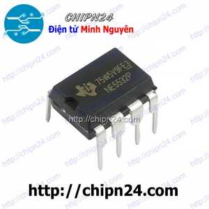 [DIP] IC NE5532 DIP-8 (Hàng Tốt) (NE5532P 5532)