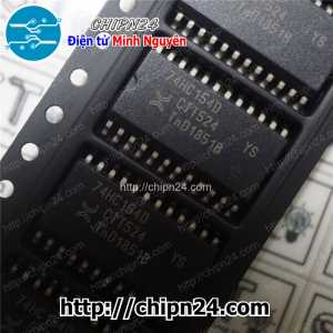 (SOP) IC Dán 74154 74HC154 SOP-24 Hàng Tốt (SMD) (74HC154D) (IC 4-to16 bộ giải mã / demux)