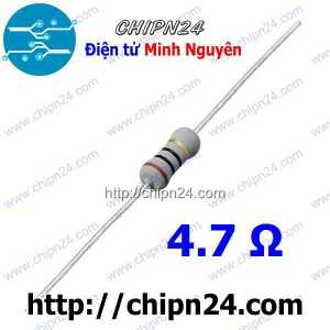 [10 con] Điện Trở 4.7R 1W 5%