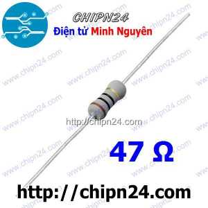 [10 con] (F350) Điện Trở 47R 1W 5%