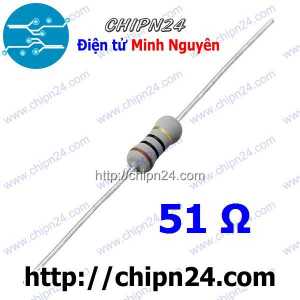 [10 con] Điện Trở 51R 1W 5%