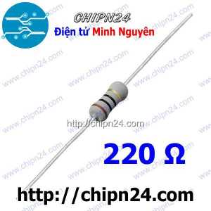 [10 con] (F351) Điện Trở 220R 1W 5%