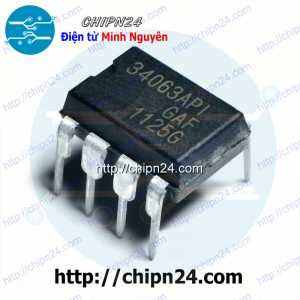 (DIP) IC MC34063 DIP-8 (MC34063AP1) (IC điều chỉnh tăng chuyển đổi điện áp DC)