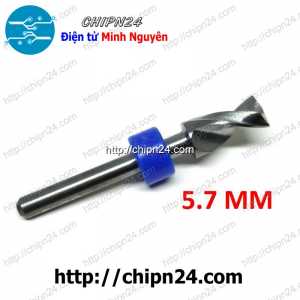 Mũi khoan mạch in CNC 5.7mm (Mạch điện tử, PCB)