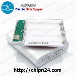 Box Sạc Pin Dự Phòng 18650 4 cell vỏ nhôm