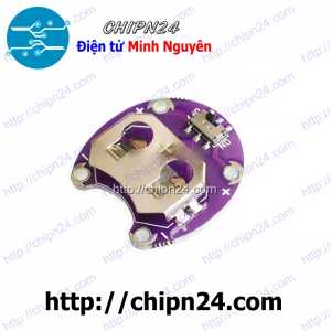 Đế Pin CR2032 có công tắc hàn mạch