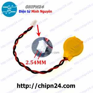 Pin CR2032 có dây 2.54mm (Pin CMOS có dây)