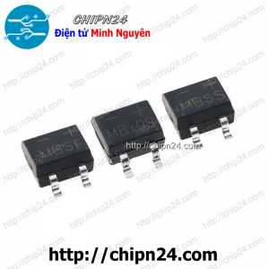 [10 con] Cầu Diode Dán MB6F SOP-4 0.8A 600V (SMD)