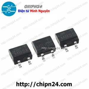 [10 con] (K460) Cầu Diode Dán MB10F SOP-4 0.5A 1000V (SMD)