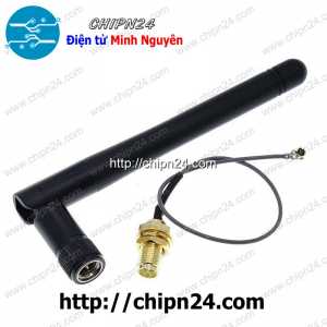 (Q57) Anten 2.4G Wifi IPEX SMA (dùng cho NRF24L01 CC2500)