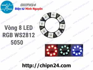 (F27.4) Mạch Led RGB Neopixel WS2812 5050 (12 Led Tròn)
