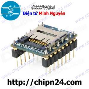(B61) Module Audio mini WTV020 MP3 kết hợp Arduino