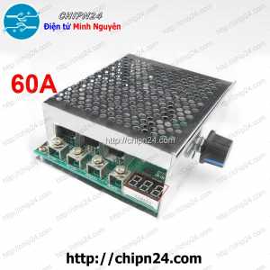 (Q107) Dimmer DC 60A 12V24V36V48V55V (Có hộp bảo vệ)