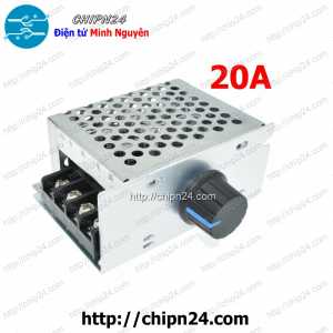 Dimmer DC 20A 12V24V36V48V (Có hộp bảo vệ)