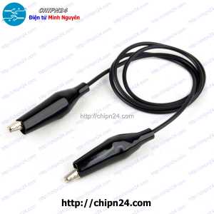 (P250) Dây 2 đầu cá sấu 4.5cm (Dây điện 50cm 2 đầu Kẹp Cá Sấu 4.5cm)