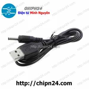 (P79) Dây chuyển USB ra Jack DC 3.5x1.3MM Dài 70cm