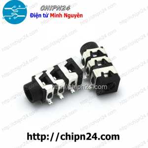 (F111.7) Jack Audio 3.5mm PJ-313 3 nấc SMD Dán (PJ313 5P)