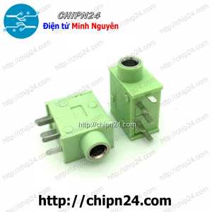 Jack Audio 3.5mm PJ-325 PJ325 Xanh lá