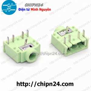 (F111.2) Jack Audio 3.5mm 3F-07 3F07 Xanh Lá