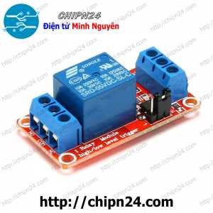 (D114) Module 1 Relay với Opto cách ly V2 (tùy chọn mức kích)