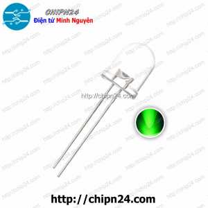 [10 con] (TK16) Led 10mm Trong Xanh Lá