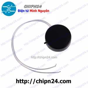 Đế pin CR2032 Tròn 2 viên 6V Công tắc gạt Đen