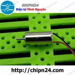 Động cơ Mini 612 Trục 0.8mm dây Đỏ Đen (coreless 3.7V)